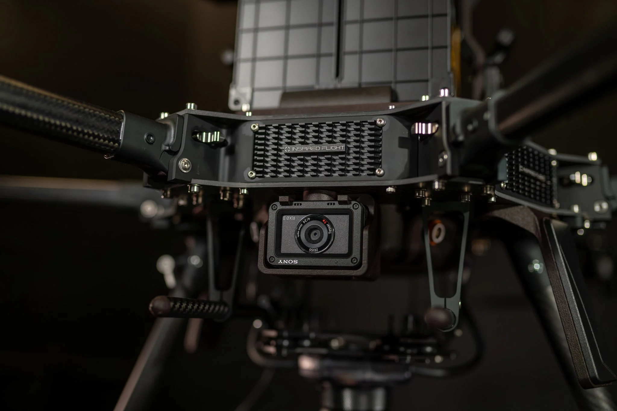 Close view of the IF1200 integrated FPV system