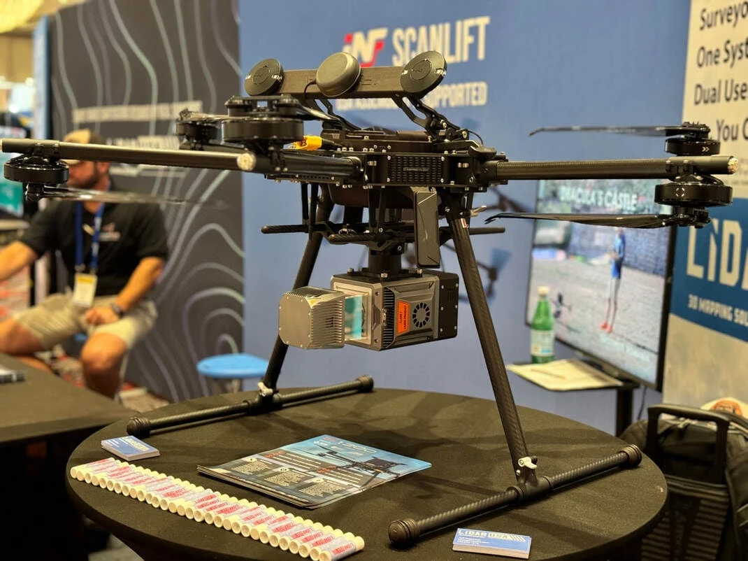 IF1200 displayed with the Surveyor NAV multi-use LiDAR System